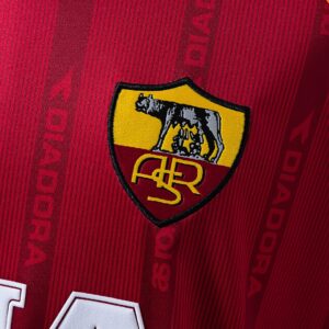 Retro Roma 99_00 Home Jersey – Replica Football Soccer Shirt – S–XXL