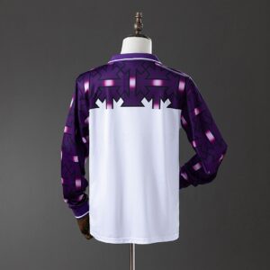 Fiorentina 92_93 Away Long Sleeve Retro Jersey – Replica Football Soccer Shirt –