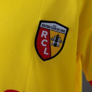 RC Lens 26_27 Home Kids Kit Jersey – Replica Football Soccer Shirt – Size 16-28