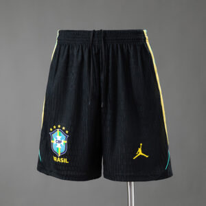 Brazil 2026 Player Version Training Zipper Shorts – Replica Football Soccer Shor