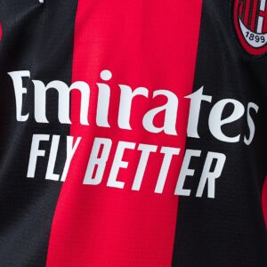 AC Milan 26_27 Home Kids Kit Jersey – Replica Football Soccer Shirt – Size 16-28