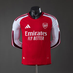 Arsenal 26_27 Home Player Version Long Sleeved Jersey – Replica Football Soccer