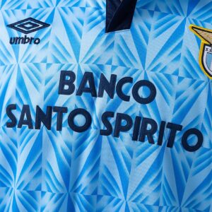 Retro Lazio 91_92 Home Jersey – Replica Football Soccer Shirt – S–XXL