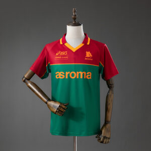 Roma 95_96 Retro Training Jersey – Replica Football Soccer Shirt – S–XXL