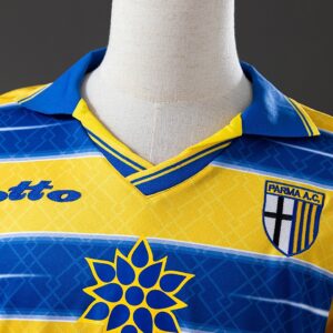 Parma 98_99 Home Long Sleeve Retro Jersey – Replica Football Soccer Shirt – S–XX
