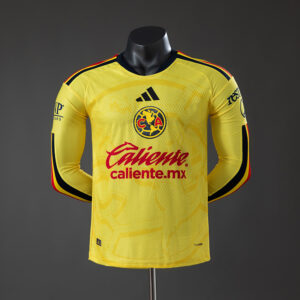 America 26_27 Home Player Version Long Sleeved Jersey – Replica Football Soccer