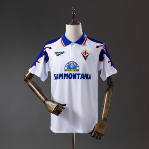 Fiorentina 95_96 Away Retro Jersey – Replica Football Soccer Shirt – S–XXL