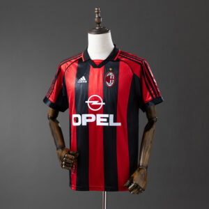 Retro AC Milan 98_99 Home Jersey – Replica Football Soccer Shirt – S–XXL