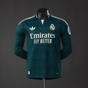Real Madrid 26_27 Away Player Version Long Sleeved Jersey – Replica Football Soc