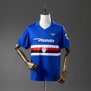 Retro Sampdoria 84_88 Home Jersey – Replica Football Soccer Shirt – S–XXL