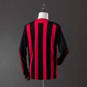 Retro Long Sleeve AC Milan 08_09 Home Jersey – Replica Football Soccer Shirt – S