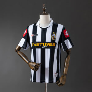 Juv 01_02 Home Retro Jersey – Replica Football Soccer Shirt – S–XXL