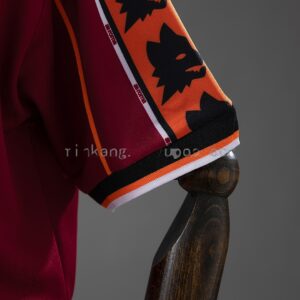 Retro Roma 98_99 Home Kids Kit Jersey – Replica Football Soccer Kit – Size 16–28