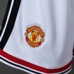 Manchester United 26_27 Home Shorts - White – Replica Football Soccer Shirt – S–