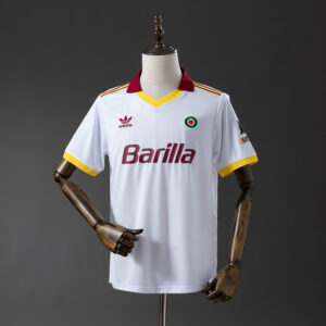 Retro Roma 91_92 Away Jersey – Replica Football Soccer Shirt – S–XXL