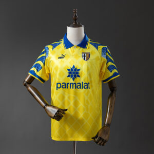 Retro Parma 95_97 Yellow Jersey – Replica Football Soccer Shirt – S–XXL