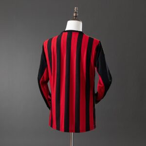 Retro Long Sleeve AC Milan 13_14 Home Jersey – Replica Football Soccer Shirt – S