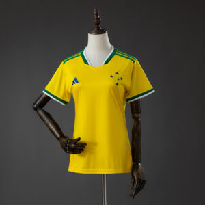 Cruzeiro 26_27 Special Edition Women's Yellow Jersey – Replica Football Soccer S