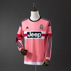 Juv 2015_16 Away Long Sleeve Retro Jersey – Replica Football Soccer Shirt – S–XX