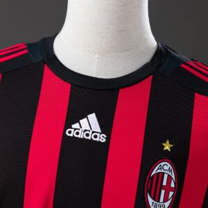 Retro Long Sleeve AC Milan 08_09 Home Jersey – Replica Football Soccer Shirt – S