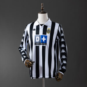 Juv 99_00 Home Retro Long Sleeve Jersey – Replica Football Soccer Shirt – S–XXL