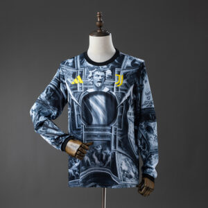 Juv 25_26 Pre-Match Long-sleeved Jersey – Replica Football Soccer Shirt – S–4XL