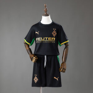 Borussia Monchengladbach 26_27 Away Kids Kit Jersey – Replica Football Soccer Sh