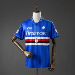 Retro Sampdoria 00_01 Home Jersey – Replica Football Soccer Shirt – S–XXL