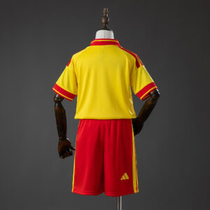 RC Lens 26_27 Home Kids Kit Jersey – Replica Football Soccer Shirt – Size 16-28