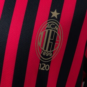 AC Milan 120th Anniversary Retro Jersey – Replica Football Soccer Shirt – S–XXL