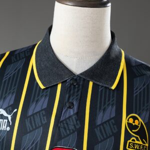Sheffield Wednesday 93_95 Away Retro Jersey – Replica Football Soccer Shirt – S–