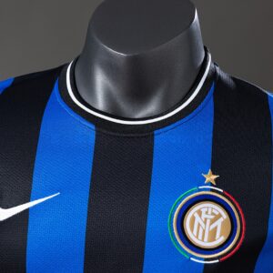 Inter Milan 09_10 Player Version Retro Home Jersey – Replica Football Soccer Shi
