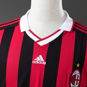 Retro 09_10 AC Milan Home Jersey – Replica Football Soccer Shirt – S–XXL