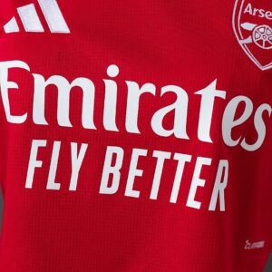 Arsenal 26_27 Home Match Women's Crop Jersey – Replica Football Soccer Shirt – S