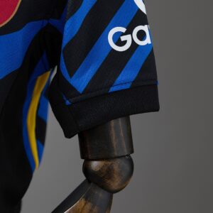 Inter Milan 24_25 Home Kids Kit Jersey – Replica Football Soccer Kit – Size 16–2