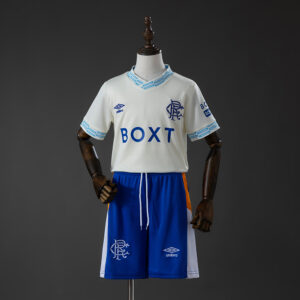 Rangers 26_27 Away Kids Kit Jersey – Replica Football Soccer Shirt – Size 16-28