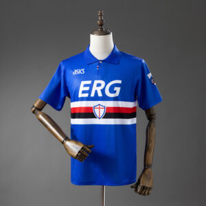Retro Sampdoria 93_94 Home Jersey – Replica Football Soccer Shirt – S–XXL
