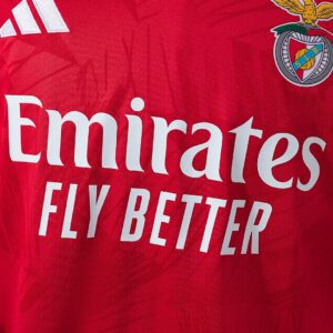 Benfica 26_27 Home Long Sleeved Jersey – Replica Football Soccer Shirt – S–4XL