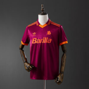 Retro Roma 92_94 Home Jersey – Replica Football Soccer Shirt – S–XXL