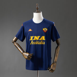 Retro Roma 00_01 Third Away Jersey – Replica Football Soccer Shirt – S–XXL