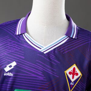 Retro 92_93 Fiorentina Home Jersey – Replica Football Soccer Shirt – S–XXL