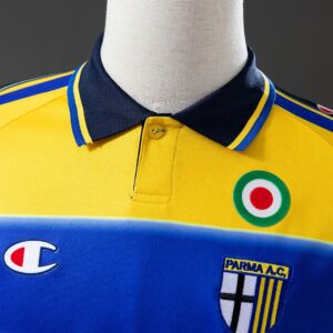 Parma Calcio 99_00 Home Long Sleeve Retro Jersey – Replica Football Soccer Shirt