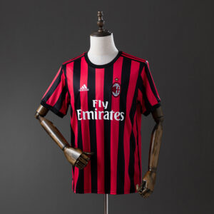 Retro AC Milan 17_18 Home Jersey – Replica Football Soccer Shirt – S–XXL
