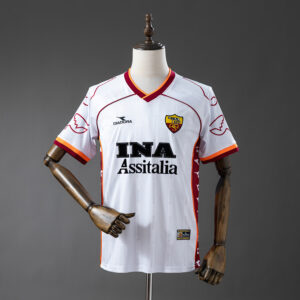 Retro Roma 99_00 Away Jersey – Replica Football Soccer Shirt – S–XXL