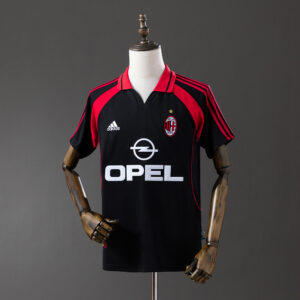 Retro AC Milan 00_01 Third Away Jersey – Replica Football Soccer Shirt – S–XXLL