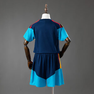 Spain 2026 Player Version Training Kids Kit Jersey - Royal Blue – Replica Footba