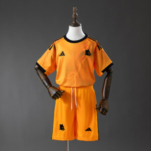 Roma 25_26 Away Kids Kit Jersey – Replica Football Soccer Kit – Size 16–28