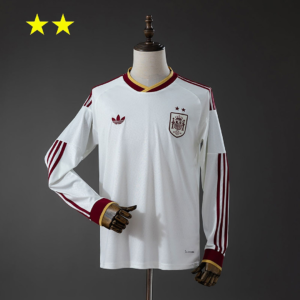 Spain 2026 Away 2-Star Champion Long Sleeve Jersey | Spain Football Jersey Yupoo
