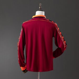 Retro Long Sleeve Roma 98_99 Home Jersey – Replica Football Soccer Shirt – S–XXL