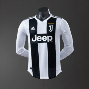 Juventus 2018/19 Home Long Sleeve Player Version Retro Jersey – Vintage Replica